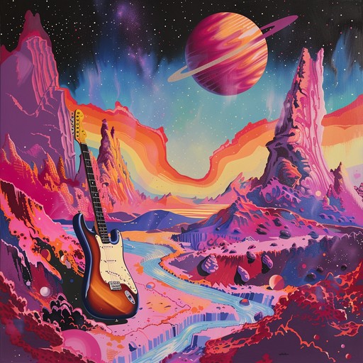 Guitars and synthesizers intertwine to form a celestial soundscape, guiding listeners on an introspective journey through mystical and reflective sonic horizons.