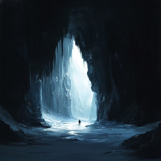 Step into a sonic landscape where shadows dominate the icy abyss. The haunting echo of synths creates a chilling ambiance that penetrates the soul. The cold, dark soundscape engulfs you, evoking a sense of desolation, deep space exploration, or walking through a post apocalyptic wilderness.