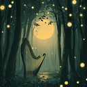 gentle, ethereal lullaby with mystical forest ambiance