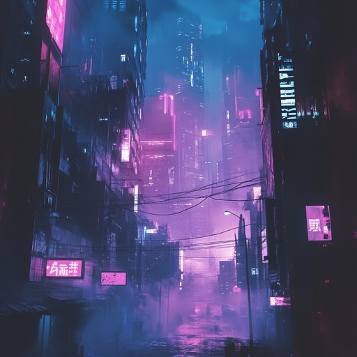 This instrumental track weaves together raw, gritty electronic textures with lush, ethereal soundscapes to create a haunting and immersive auditory experience. The fusion of distorted synths and shimmering pads evokes a sense of otherworldly urban decay, guiding the listener through dark alleys and neon lit skies. The rhythmic pulses and ambient layers build an atmosphere that is both unsettling and mesmerizing.