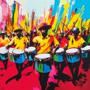 an instrumental samba capturing the vibrant heartbeat of rebellion.