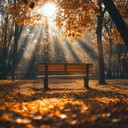 warm acoustic ballad evoking nostalgic autumn love scenes