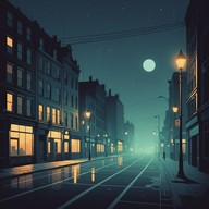 melancholic beats, urban atmosphere, reflective vibes