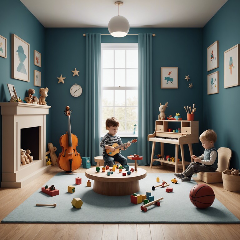 A sonic journey back to the happiest moments of childhood, featuring the unique timbres of toy instruments orchestrated together to produce a light hearted and joyfully nostalgic track. The playful interplay of the toy piano and drum encapsulates the essence of child like wonder and a carefree world.