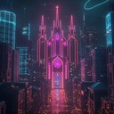 a spiritual journey through neon lit cyberpunk landscapes.