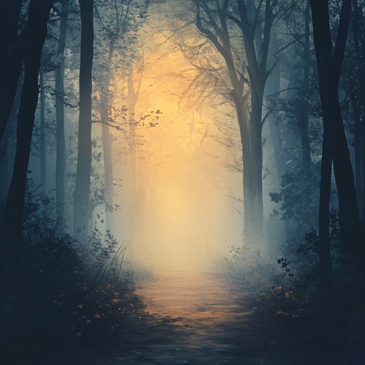 A mystical instrumental orchestral track featuring harp and strings, guiding the listener through forgotten realms and mystical landscapes, evoking wonder and mystery.