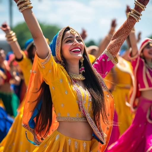 Traditional punjabi dance music characterized by its rhythmic, energetic beats and vibrant melodies, inviting dancers to partake in a spirited celebration of culture. This track incorporates classic punjabi instruments to create an authentic feel, perfect for cultural festivals and dance performances.