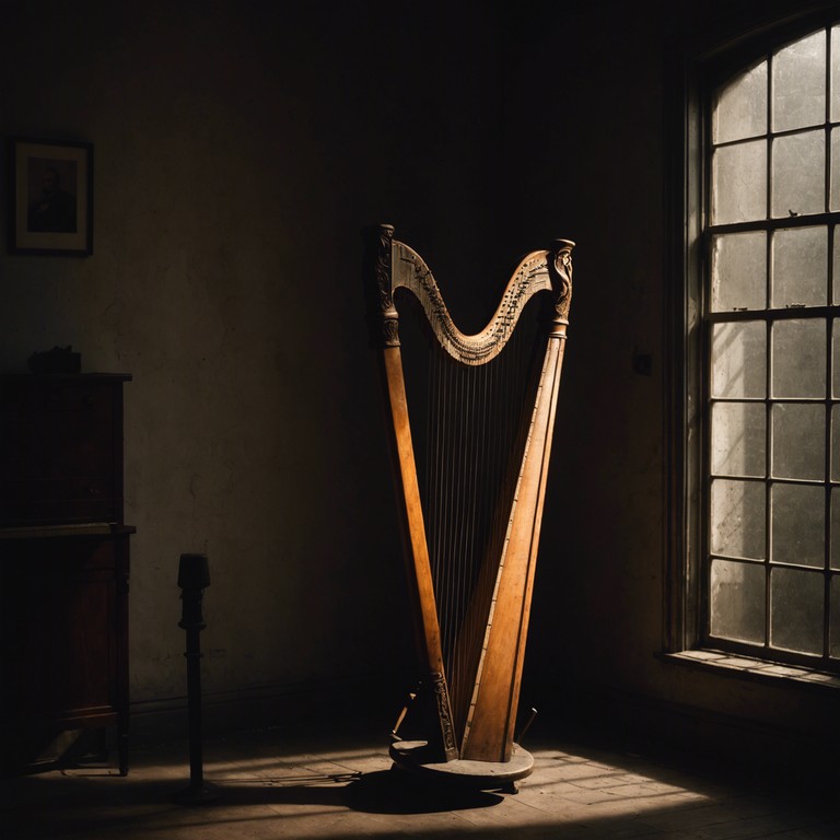 An evocative composition that captures the essence of quiet affection and deep emotional connections. The music is crafted to transport the listener to a place of peace and profound emotional engagement, using the delicate sounds of the harp to convey its sincere message.