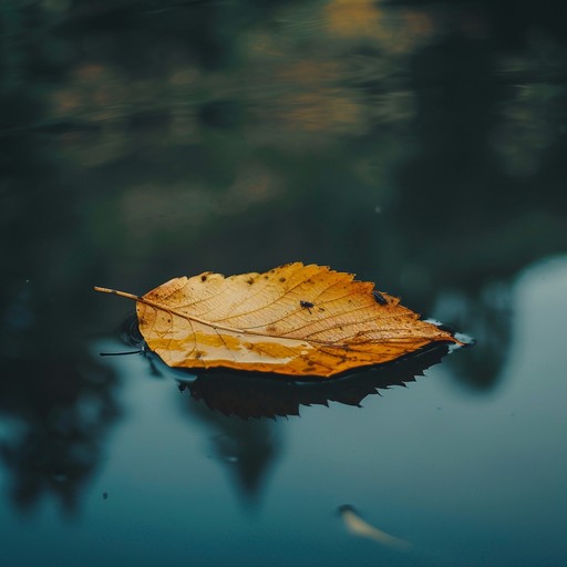 Craft a soothing, nostalgic soundscape that mirrors the gentle fall of autumn leaves, with a solo piano weaving through tender memories and peaceful introspection