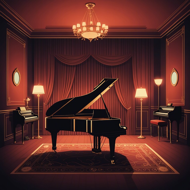 A soothing, emotive cabaret style composition that reflects a nostalgic journey into past romantic encounters, imbued with sentiments of love and loss. Delicate piano chords form the foundation, intermingled with soft string accompaniments, whispering the tales of love that was once vibrant but now gently fades in the memory. Perfect for reflective moments or a quiet, rainy evening.