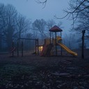 ghostly lullabies haunting deserted playground at twilight