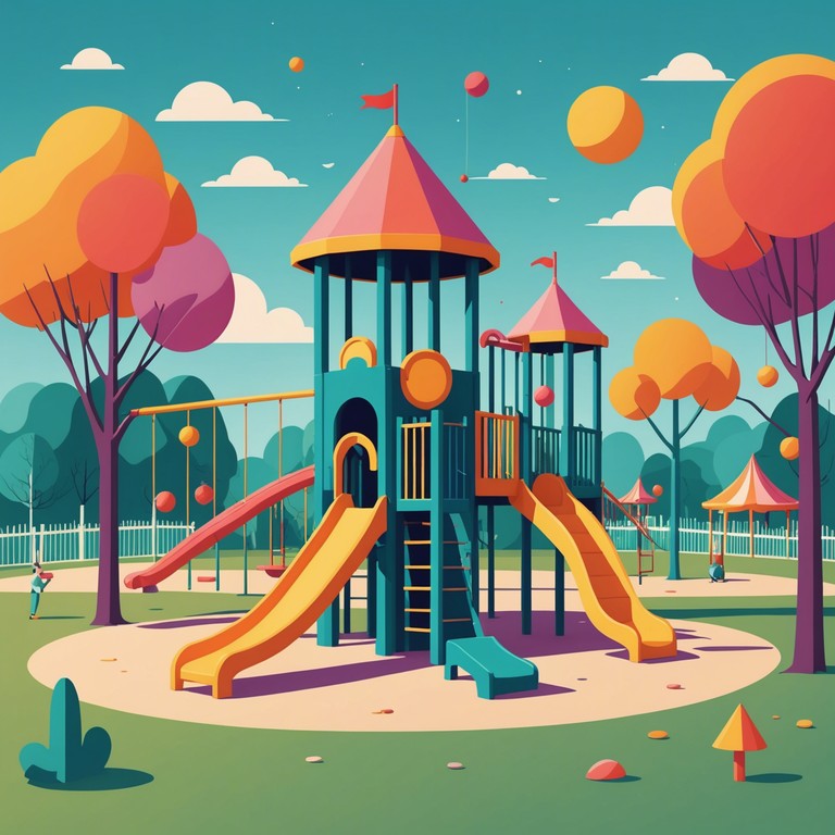 This charming composition is crafted to spark the imaginations of children, featuring playful rhythms and a vibrant melody that invites young listeners on a magical auditory journey. The music combines spirited dynamics with simple yet captivating harmonics, making it an ideal soundtrack for children's playtime or creative activities.