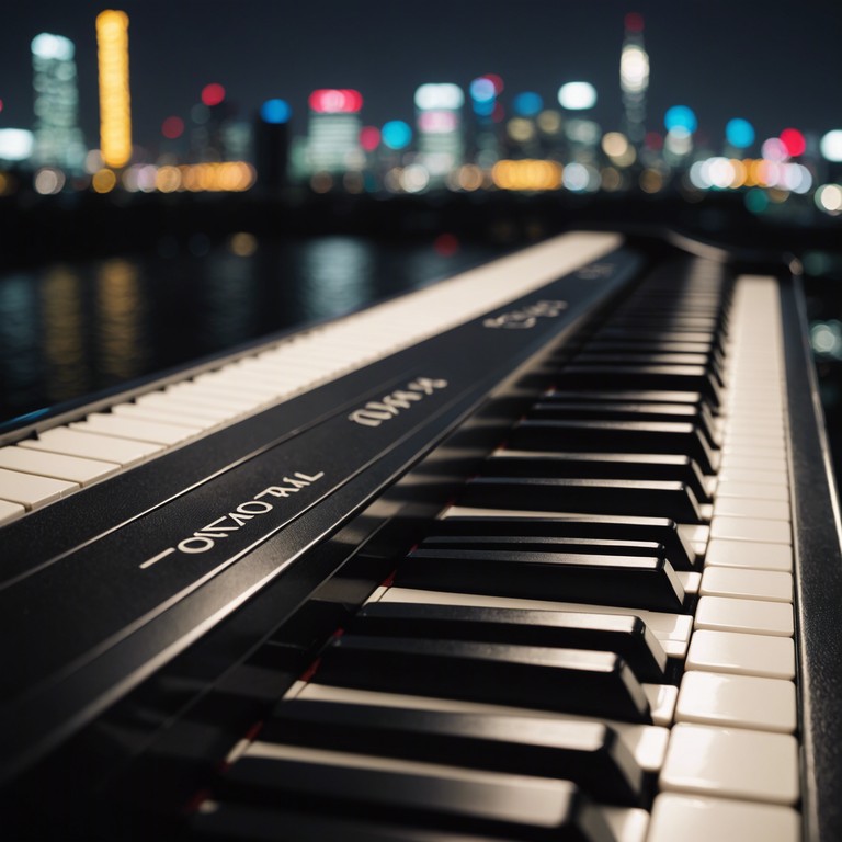 Expanding on the theme of nocturnal beauty, this alternative version delves deeper into the emotional resonance of tokyo's nightlife, with a composition that speaks to the soul’s search for peace and nostalgia while gazing upon an urban dreamscape. The electric piano's expressive capabilities are used to their fullest to evoke a sense of comfort and longing.