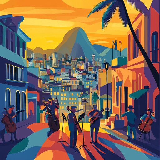 An energetic track that dances through rio's streets with festive samba beats and bright melodies, evoking the city's vibrant awakening.