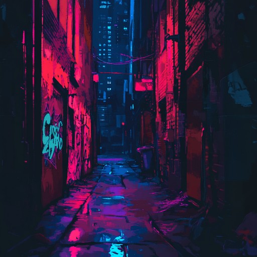 This track merges fast paced synthetic rhythms with dark, intense bass to create a rebellious and dystopian cyberpunk anthem. The harsh, aggressive synth layers drive a sense of urgency and determination, capturing the spirit of defiance against a futuristic oppressive society.