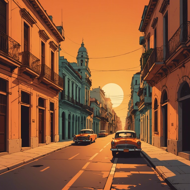 This song captures the essence of a nostalgic evening in havana with smooth latin jazz sounds evoking the old world charm of cuba's rich musical heritage. The melody carries you through sunset colored streets, infused with the spirit of romance and a bygone era.