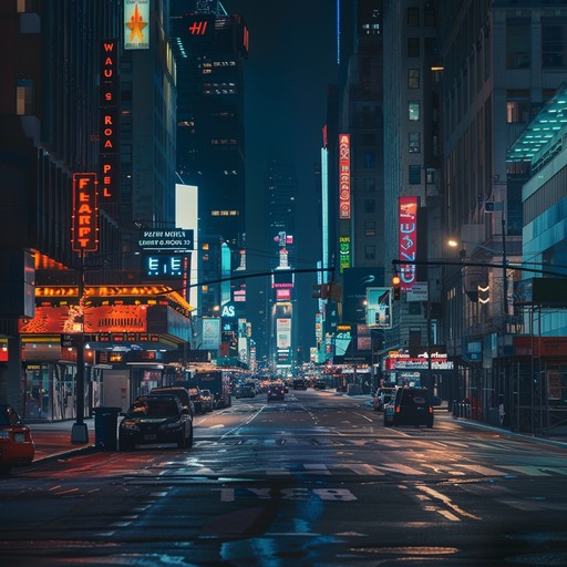 This track captures the essence of a nocturnal chase through a cyberpunk cityscape, with fast paced drum beats creating a sense of urgency and an immersive anxious atmosphere. The music mirrors the shadowy corners and neon lights of an urban labyrinth.