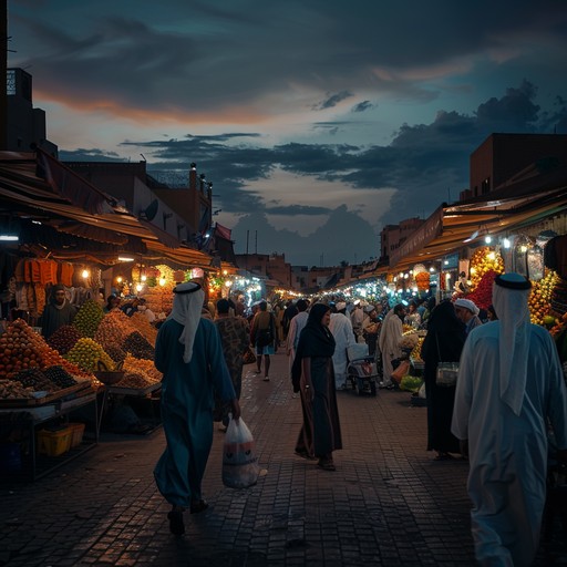 This track features lively oud melodies and powerful darbuka rhythms, evoking the festive spirit of a bustling middle eastern market. Euphonium accents add depth and richness to the vibrant composition.