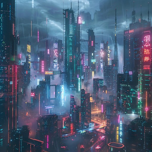 Dive into a futuristic world with driving synths and urban soundscapes. The track combines glitchy textures and atmospheric elements, creating a dynamic, gritty cyberpunk narrative.