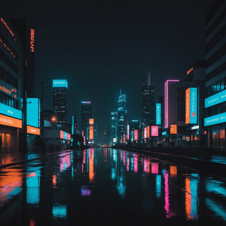 Inspired by the neon glow and pulsating rhythm of late night urban escapades, this track combines the smooth, rhythmic bounce of new jack swing with ethereal synth layers that evoke a dreamy, surreal ride through a glowing cityscape.