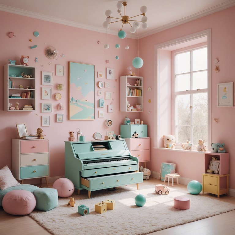 Revisiting the essence of playful childhood days through a modern electronic lens, this piece uses toy and music box sounds to fabricate a cheerful and engaging atmosphere.