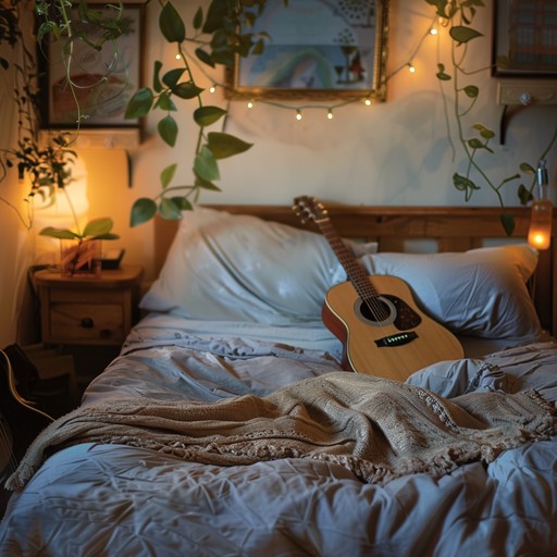 A cozy, comforting track that brings back memories of bygone days, featuring softly strummed acoustic guitar and a soothing, ambient soundscape. Ideal for a quiet evening in, wrapped in nostalgia.