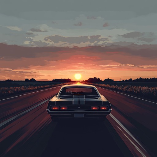 Imagine cruising on a long highway with the wind in your hair, sun setting in the distance, and nothing but open road ahead. This instrumental track captures the exhilarating feeling of a summer road trip with roaring guitar riffs, energetic drum beats, and a triumphant vibe that brings a smile to your face.