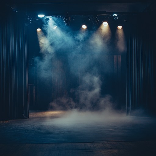 An instrumental piece designed to transport listeners to a haunted broadway theater at midnight. The composition features a waltz rhythm, eerie melodies, and haunting harmonies, creating a sense of ghostly presence and theatrical drama. The subtle use of dynamics evokes an unsettling yet mesmerizing atmosphere.