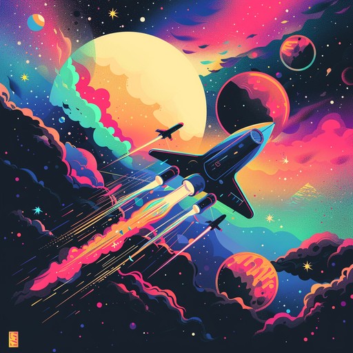 This track immerses the listener in a galactic triumph, celebrating victory with dynamic arrangements and uplifting melodies. Synthesizers lead the charge, supported by powerful drums and expansive harmonies, creating an exhilarating anthem.