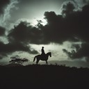 an instrumental tense sertanejo piece depicting a suspenseful night journey.