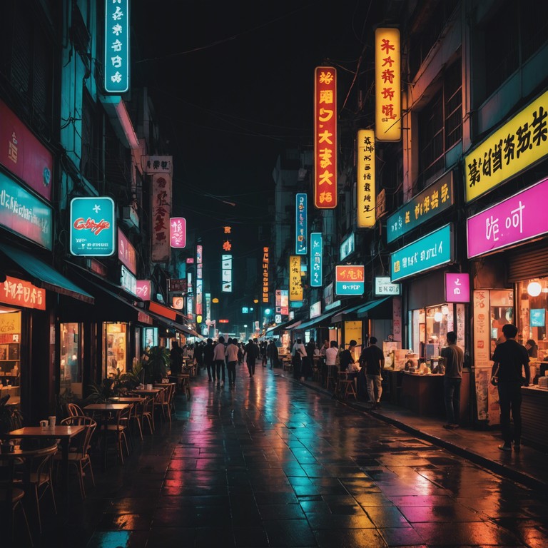 An instrumental that feels like a speeding car through neon laden streets; the pulsating synths emulate the rhythm and buzz of an energetic nightlife.