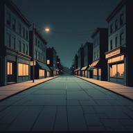 brooding ambiance fills the quiet darkness