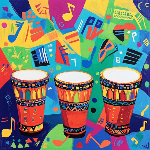 A joyful afrobeat instrumental that combines rhythmic percussion and melodic horns to create an uplifting, dance inducing experience