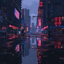 sultry sounds melting into cyberpunk aesthetics