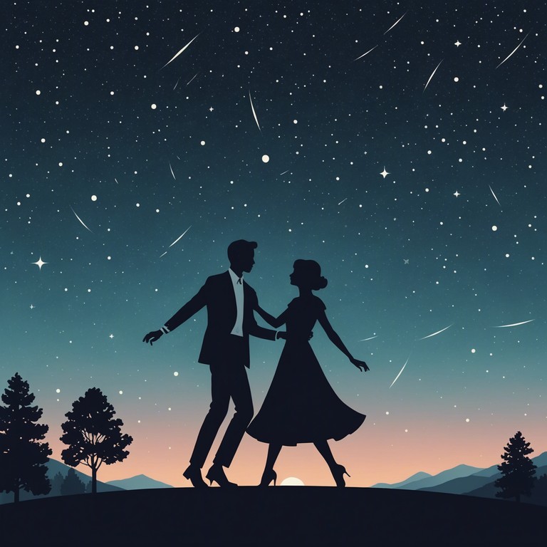 This smooth instrumental tango captures the essence of a serene, intimate dance held under a starlit sky, evoking a deep connection and timeless romance through its delicate melodies and soft rhythmic patterns.