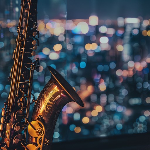 A deeper dive into the amalgamation of urban life and reggae rhythm, capturing the essence of city life and vibrant cultural intersections via the mellow tones of a saxophone.