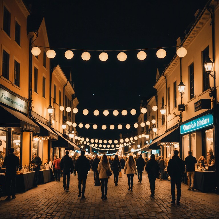 Imagine a bustling street in an old jewish quarter, with musicians from the past and present coming together to create a spellbinding musical experience. This track embodies the spirit of a cultural crossroads, featuring a clarinet that dances wildly amidst electronic storms.