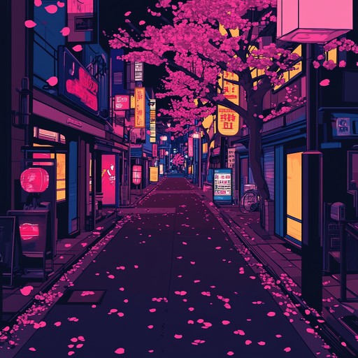 An energetic instrumental track blending modern dance pop with traditional japanese melodies, capturing the excitement of a night out in tokyo's bustling streets.