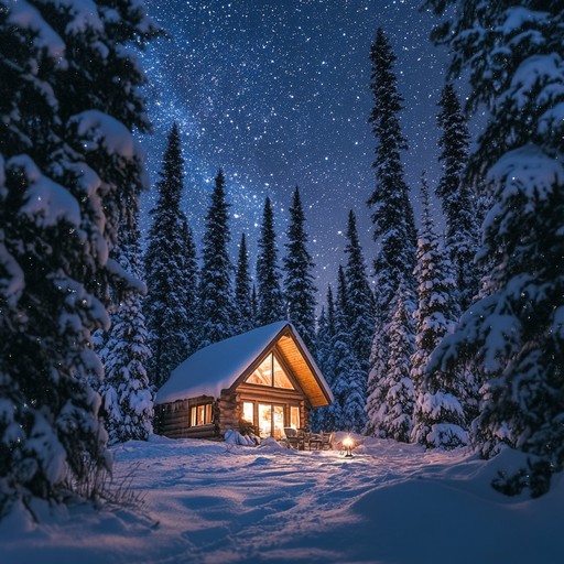 A beautiful instrumental featuring lush strings and delicate woodwinds, creating an atmosphere of romance and tranquility under a moonlit snowy landscape. Ideal for holiday evenings celebrating love and togetherness.