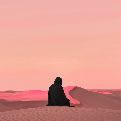 This instrumental track paints a vivid picture of the serenity and vastness of the sahara desert. Gentle melodies symbolize the whispering wind over sand dunes, while a deep, rhythmic drumbeat embodies the heartbeat of the desert life. The music gradually builds in intensity, reflecting the stunning transformation of the desert sky at sunset.