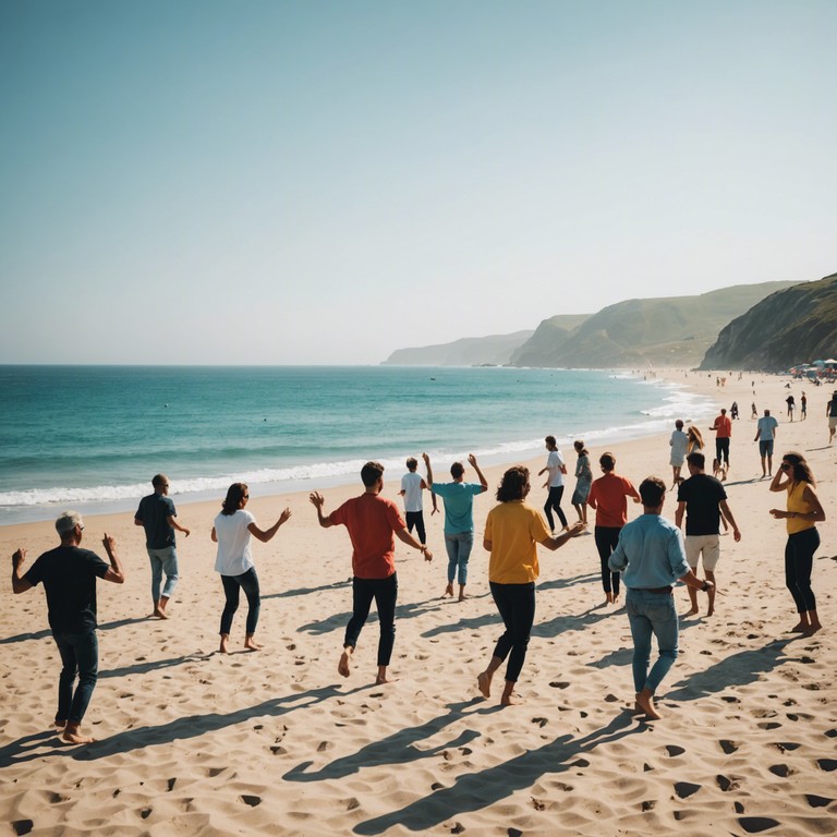 An instrumental swing piece that captures the essence of a high spirited summer day. Think beach balls, sunny skies, and a vibrant parade, all rolled into a melody that compels you to tap your feet. This track combines classic swing elements with a fresh, breezy vibe, perfect for an afternoon dance party or a joyful drive down the coast.