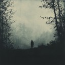 an eerie instrumental exploring melancholy and solitude in darkness.