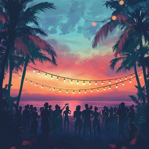 An energetic instrumental track that combines funky basslines, tight drum grooves, and bright tropical melodies. The song captures the essence of a beach party under swaying palm trees, evoking images of sunset dances and ocean breezes.