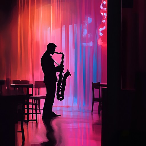 A captivating blend of sultry jazz elements fused with modern electronic beats, creating an intimate, sophisticated ambiance. Lush saxophone melodies intertwine with smooth synthesizer layers, building into a mesmerizing sonic experience.