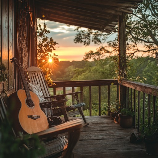 This gentle americana piece paints a picture of a tranquil afternoon in the countryside. With soft acoustic guitar melodies, it invites listeners to relax and reflect, bringing forth feelings of nostalgia and peace.