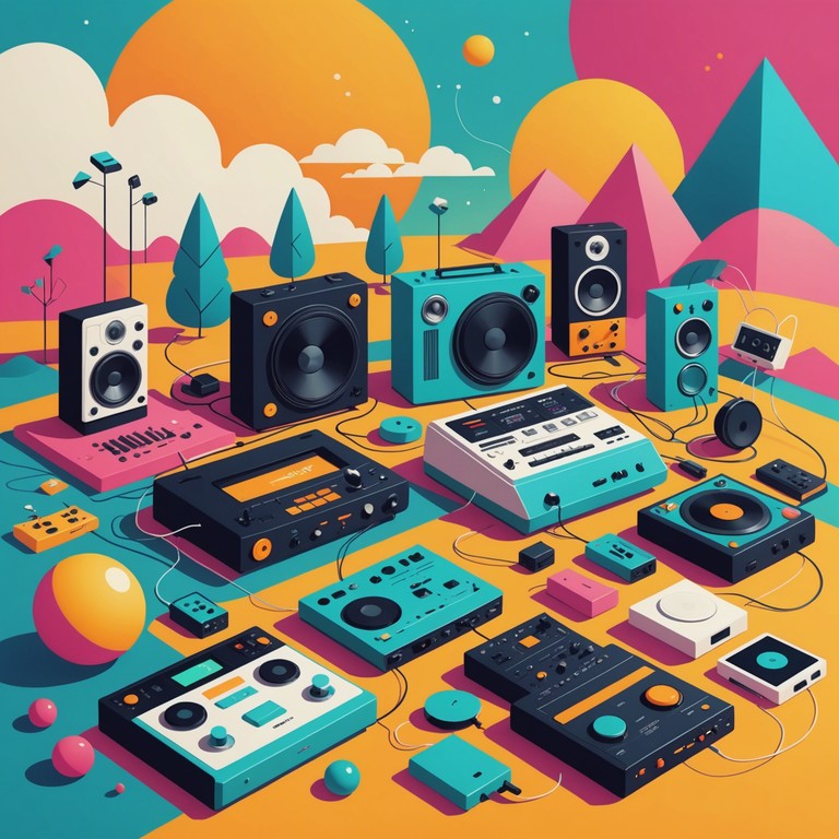 This track is an imaginative journey through a sonic playground, where vintage toy instruments meet cutting edge digital synthesis. The composition dances between structured melodic elements and unbridged, chaotic bursts, mimicking the unpredictable play of children amidst a digital soundscape. It includes whimsical loops, unexpected beeps, and sprawling arpeggios, all created to evoke a sense of nostalgia tempered with a digital twist.