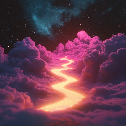 An inspiring instrumental that blends ambient textures with powerful melodies, evoking a sense of exploration and wonder in an otherworldly setting.