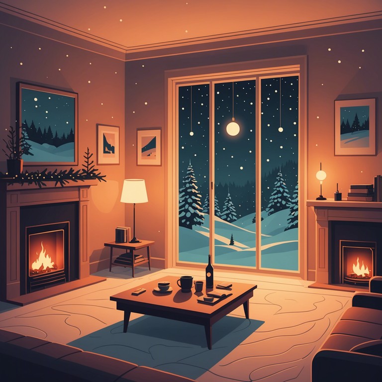 A rich composition that blends the tender sound of a violin with the uplifting, festive vibe of traditional holiday music. It evokes a snowy evening filled with soft candlelight and intimate moments, perfect for a romantic winter celebration. The violin carries the main melody, complementing the overall harmony and festive feel of the piece.