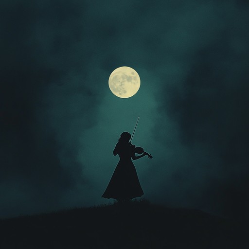 An instrumental piece that captures deep longing and passion with haunting melodies, blending classical strings and dark ambient sounds, taking listeners on a nocturnal journey through shadows and whispers