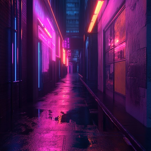 Engage with a deeply mysterious electronic soundtrack that evokes the ambiance of exploring a futuristic urban environment at night. The compositions blend synthetic pulses with ambient drones, building a sense of curiosity and suspense. The perfect accompaniment for a journey through shadowy streets and glowing neon lights.